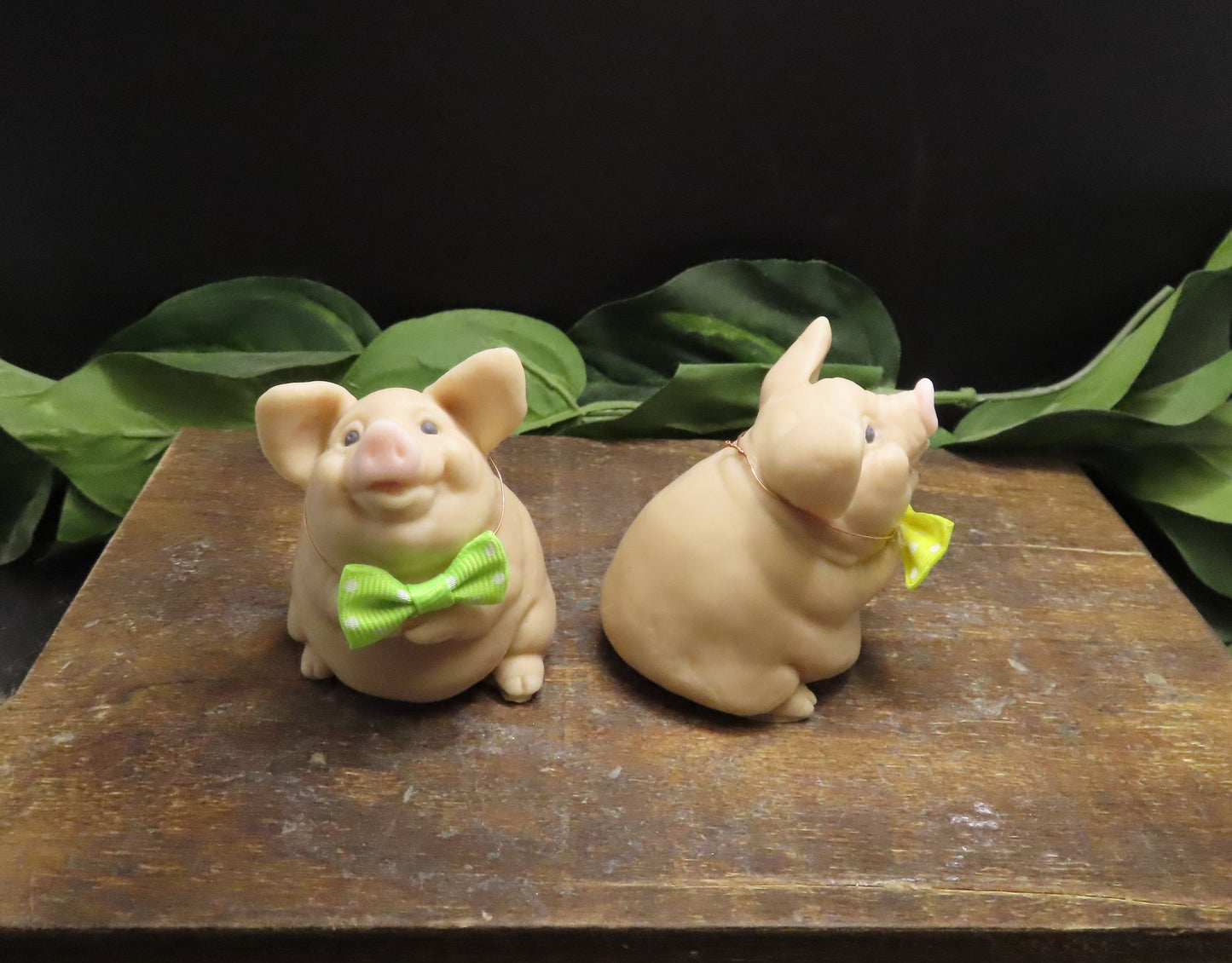 Image of 2 of these adorable handmade pig soaps