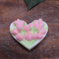 pink Heart Tulip goat milk soap bar