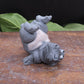 playful hippo bath soap