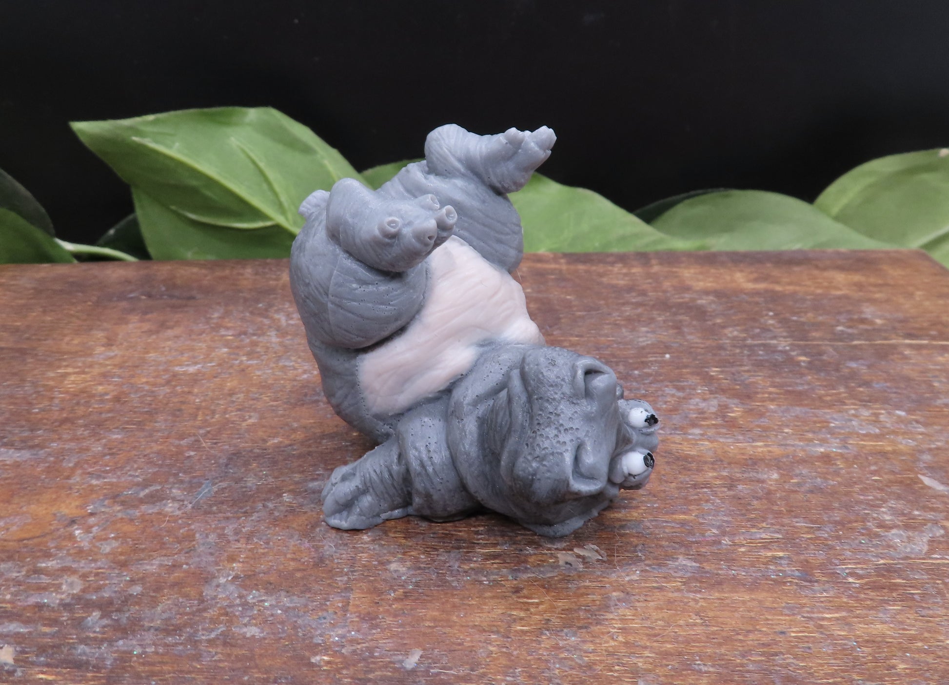 playful hippo bath soap