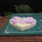purple Heart Tulip goat milk soap bar
