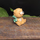 teddy bear green soap