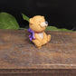 teddy bear purple soap