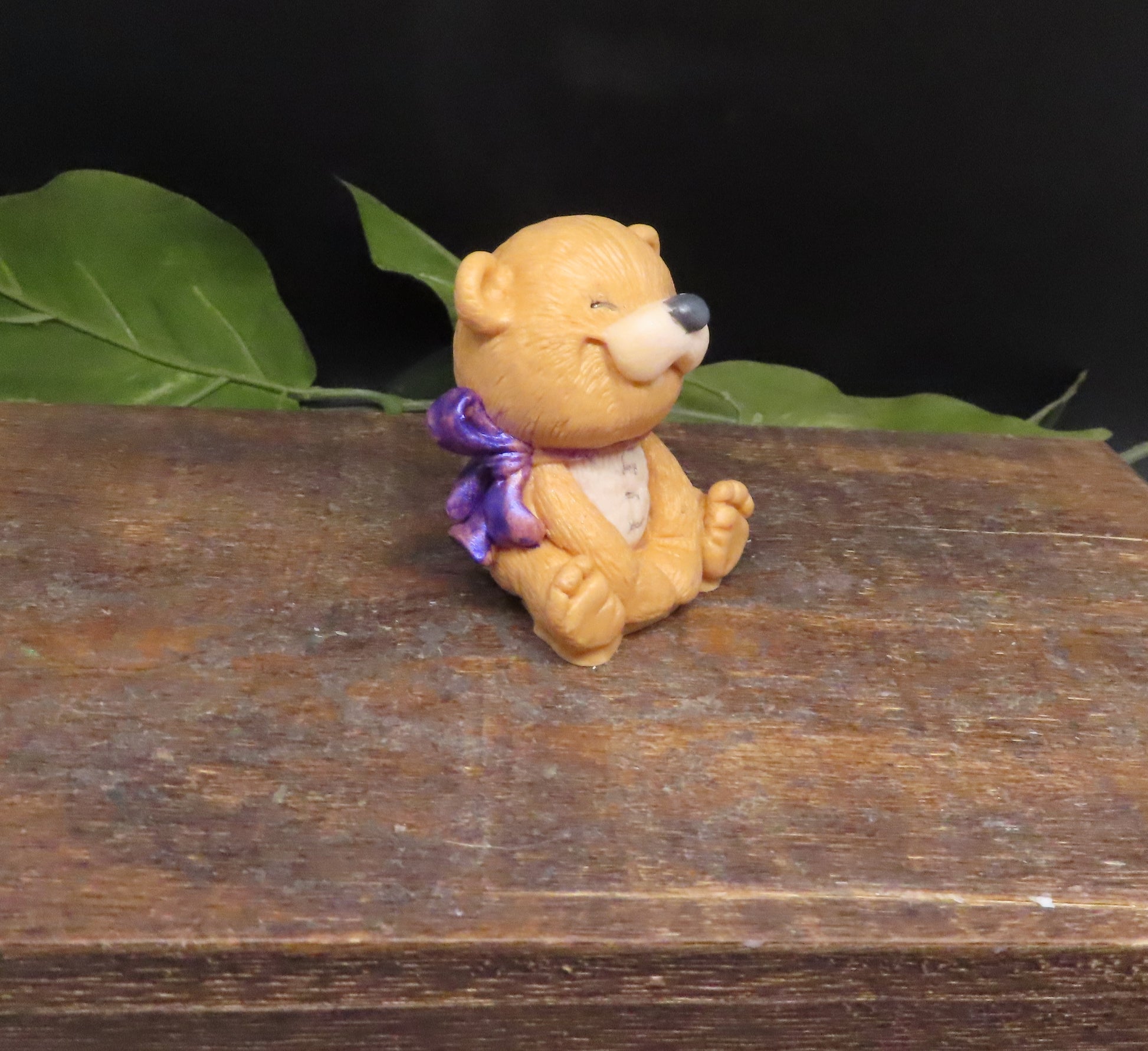 teddy bear purple soap