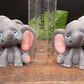 Size of Handmade elephant goat milk soap against ruler 