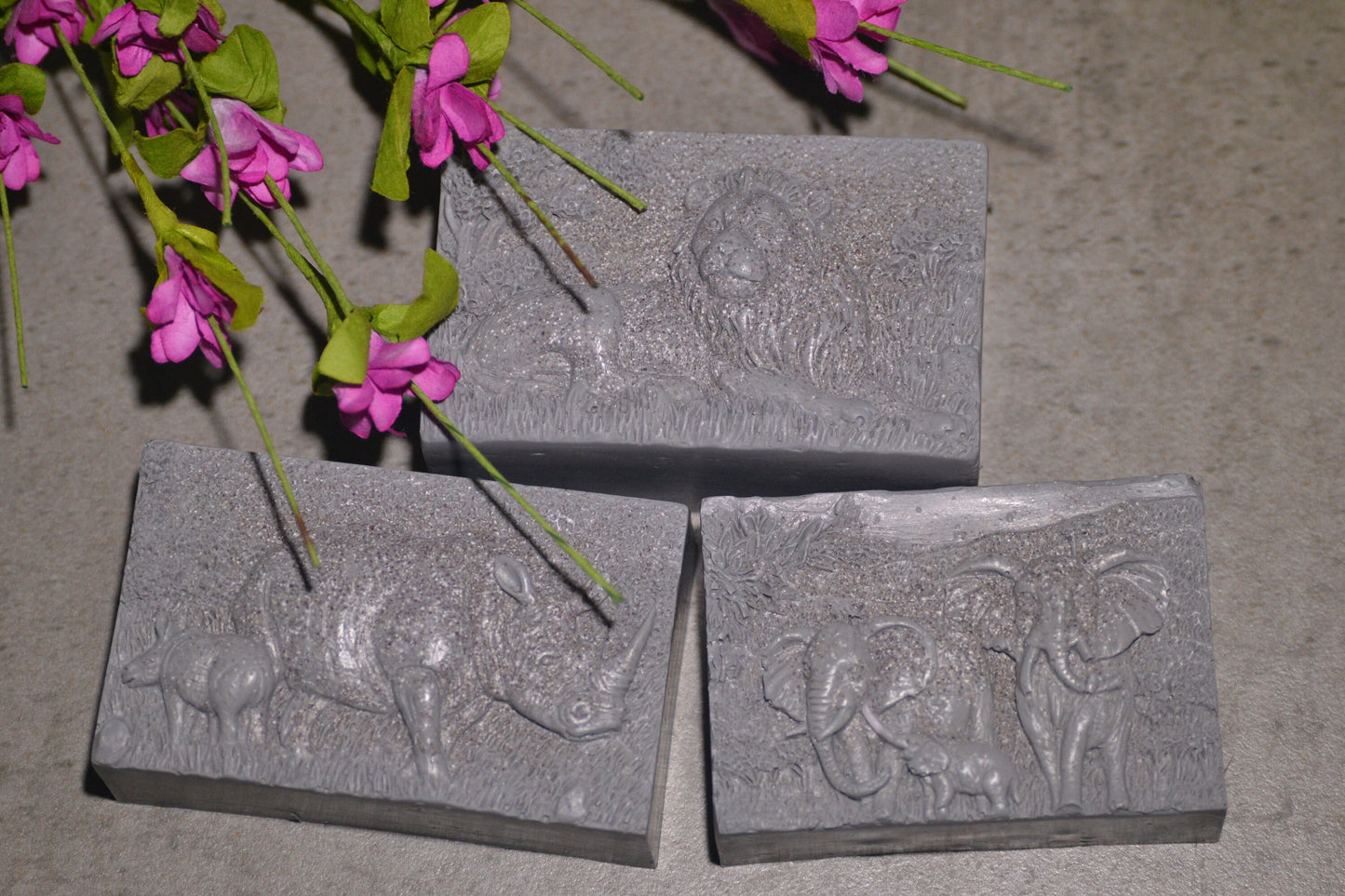 Absolutely GORGEOUS African Wildlife  Goat Milk Soap Set