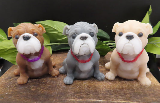 Super Cute Bulldog Goat Milk Soap