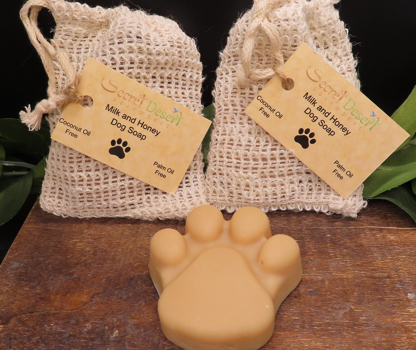 100% Natural, Super Gentle Dog Soap (as in soap for dogs), Coconut and Palm oil free!