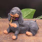 Very Detailed Short Haired Dachshund Goat Milk Soap