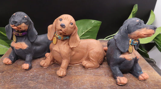 Very Detailed Short Haired Dachshund Goat Milk Soap