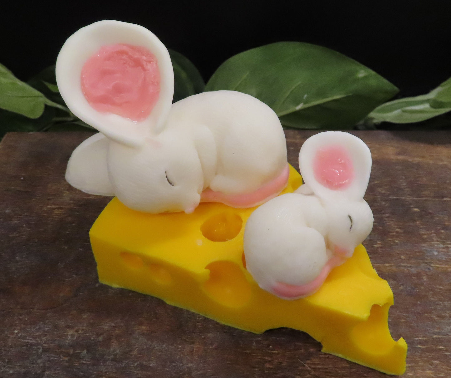 Super Cute Multi-piece Mice with Cheese Goat Milk Soap Set