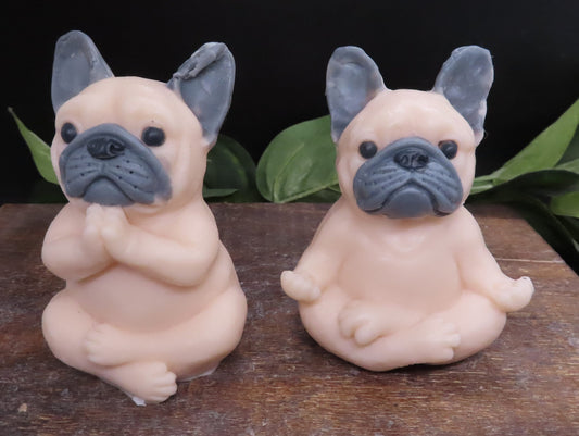 Yoga French Bulldog/Boston Terrier Hand Made Goat Milk Soap