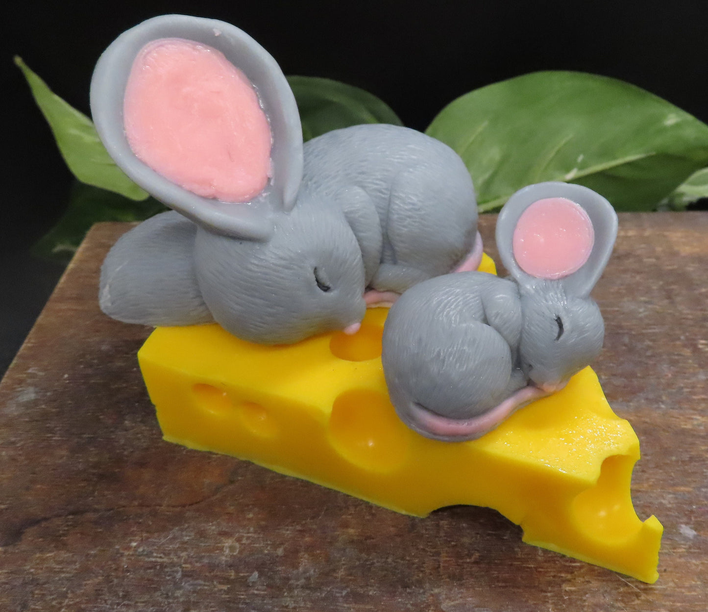Super Cute Multi-piece Mice with Cheese Goat Milk Soap Set