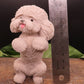 Handmade goat milk soap poodle is approximately 4.5 inches tall